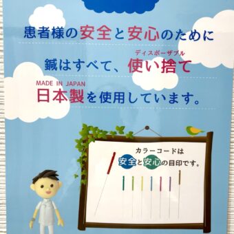 使用している鍼は